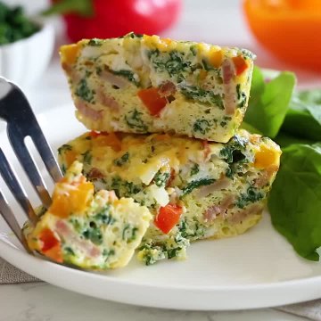 Loaded Egg Baked Omelet Muffins