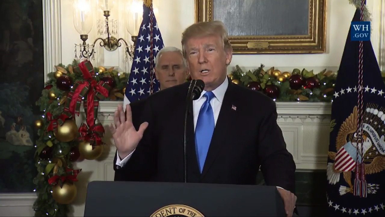 Watch Trump's statement declaring Jerusalem capital of Israel