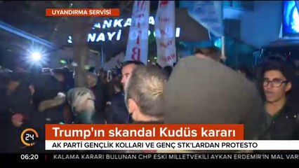 ABD ve İsrail protesto edildi