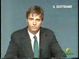 IL QUOTIDIANO - TG TELEREGIONE 08/09/1994 - EMANUELE CARIOTI LEADS HIS FIRST METEO TV NEWS