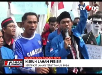 Kisruh Lahan Pesisir, Nelayan dan Mahasiswa Berunjuk Rasa