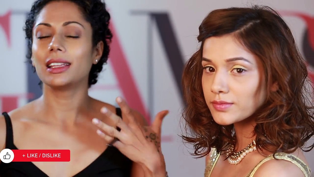 EASY Golden Metallic Eye Makeup Tutorial - Glamrs Makeup with Pallavi Symons