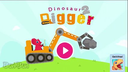 Dinosaur Digger 2 - Mobile Games Funny For Kids And Childrens - BunBun TV