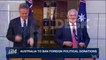 i24NEWS DESK | Australia to ban foreign political donations | Tuesday, December 5th 2017