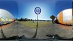 Virtual Reality / 360 - CSX Train at abandoned Amtrak Station