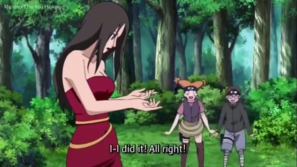 Kakashi and Yamato Shocked_Konohamaru used Sexy Jutsu to passed the second step of Rasengan training