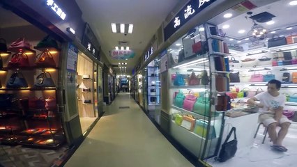 Fake bag market in Guangzhou China. Gangsters tried to hustle me! copy fashion designer br