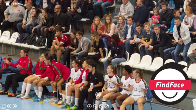 Идентификация зрителей, которые присутствовали на отборочном матче Чемпионата Европы по гандболу