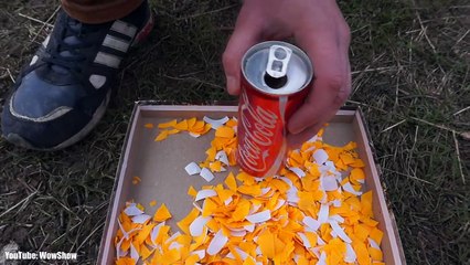 HOW TO MAKE SMOKE BOMB FROM COCA COLA