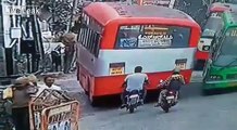 Man commits suicide when he placed his head under a bus