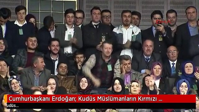 Cumhurbaşkanı Erdoğan: Kudüs Müslümanların Kırmızı Çizgisidir Diplomatik İlişkilerimizi İsrail ile...