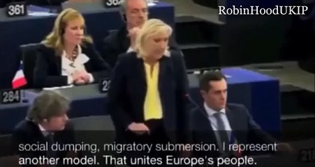 Marine Le Pen Declares War on Merkel
