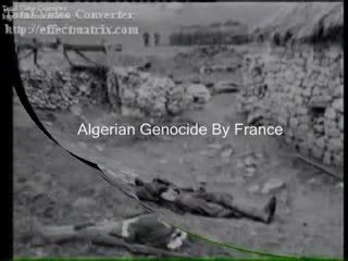 Algerian genocide by france la democratie by france