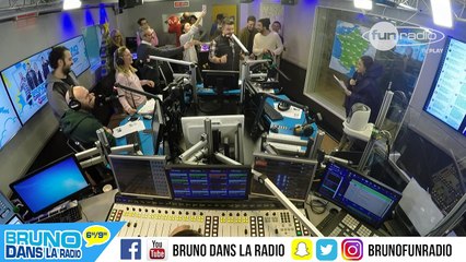 La météo très agitée de Capucine Anav (05/12/2017) - Bruno dans la Radio