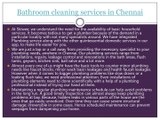 Bathroom cleaning services in Chennai - skiwee