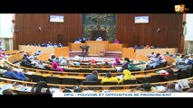 DÉCLARATION DE POLITIQUE GÉNÉRALE : POUVOIR ET OPPOSITION SE PRONONCENT