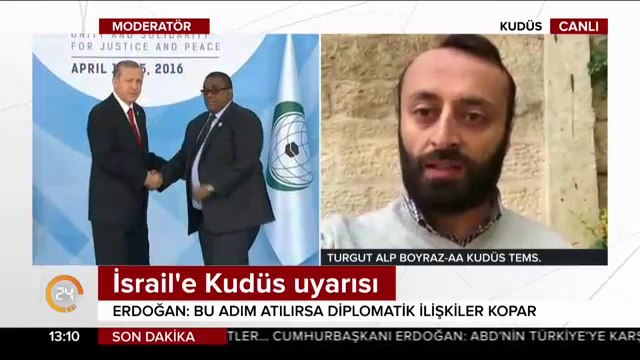 Cumhurbaşkanı Erdoğan: Kudüs bizim kırmızı çizgimizdir