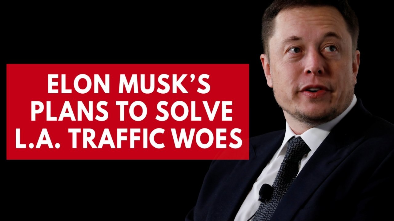 Elon Musk's Boring company releases map of proposed tunnel to solve traffic in Los Angeles