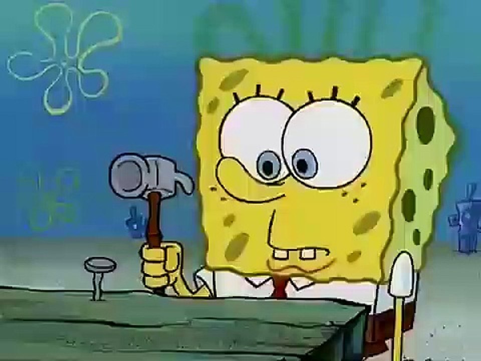 BOB ESPONJA CON EL MARTILO