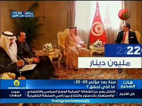 Radhi Meddeb: 4 décembre 2017, Nessma TV Het Esshih : Suivi de la conférence Tunisia2020, un an après sa tenue