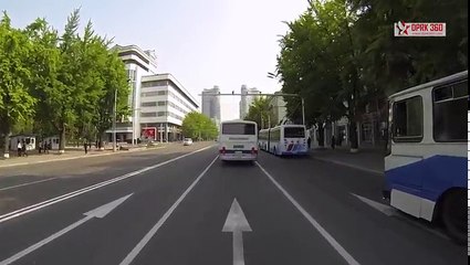 Plimbare cu masina prin Coreea de Nord 2017 HD