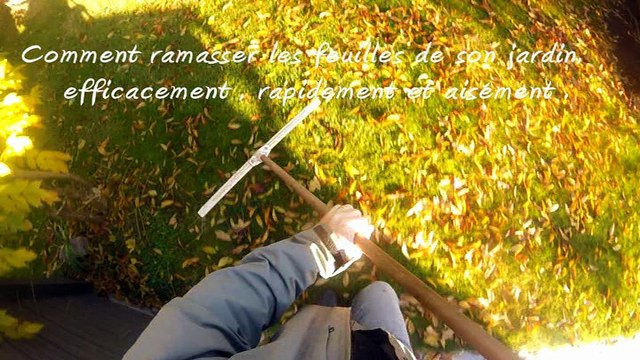 comment ramasser les feuilles de son jardin , efficacement , rapidement et aisément .