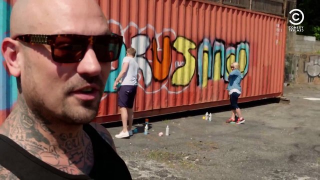 Graffiti Artists - Russell Howard & Mum Road Trip _ Comedy Central UK | Daily Funny | Funny Video | Funny Clip | Funny Animals