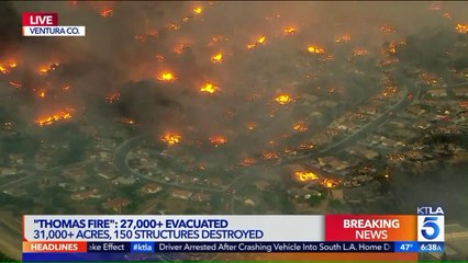 'Out of Control' Wildfire in Southern California Forces Thousands to Evacuate