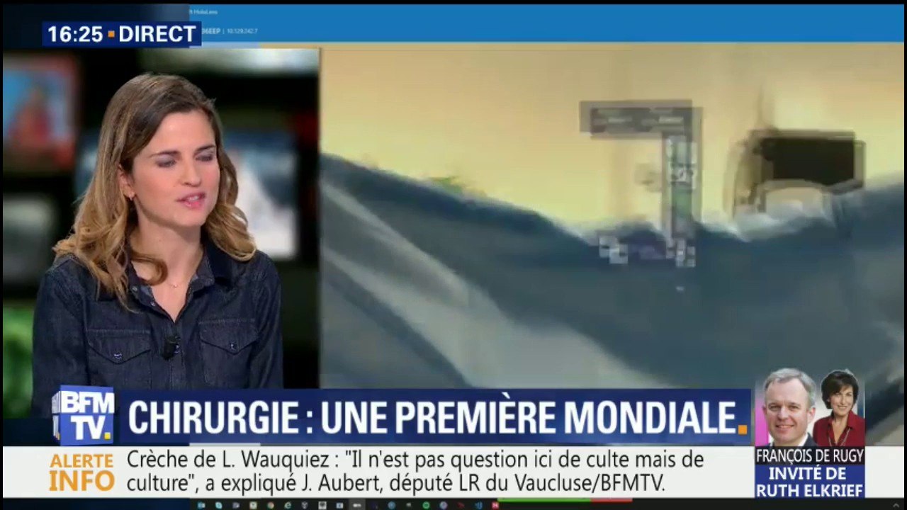 Une première mondiale : un chirurgien français opère avec des lunettes de réalité augmentée