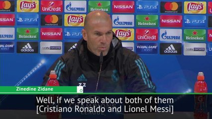 Ronaldo and Messi make each other greater - Zidane
