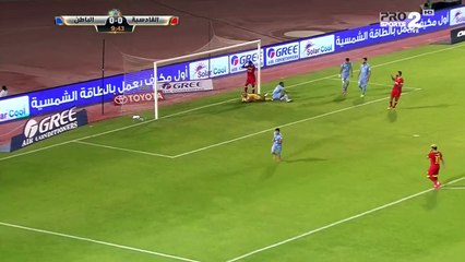 ملخص مباراة القادسية والباطن في الجولة العاشرة من الدوري السعودي للمحترفين