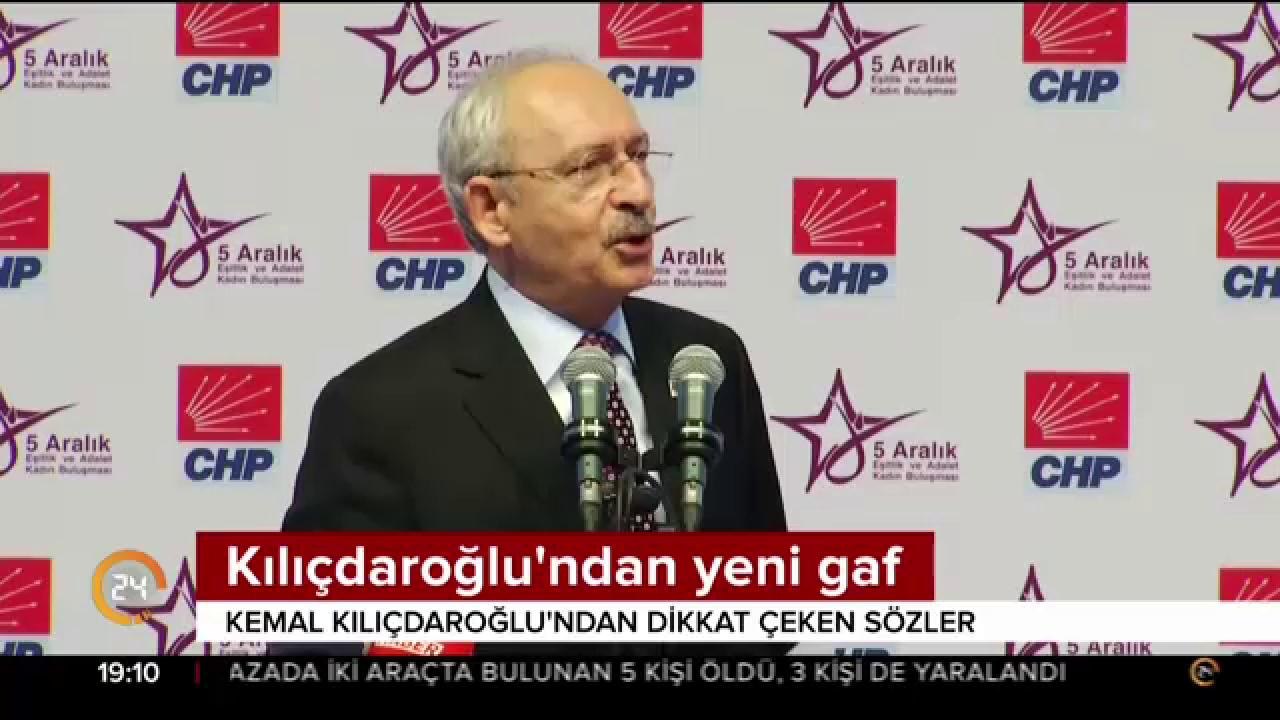 Kılıçdaroğlu'ndan yeni gaf
