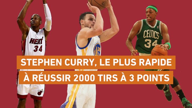 Basket - NBA : Curry, le plus rapide à réussir 2000 shoots à 3 points