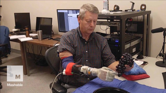 Experimental research is giving the sense of touch to robotic prosthetics
