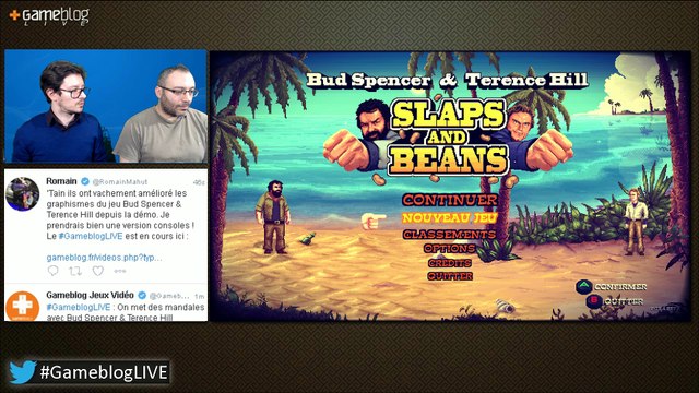 Découvrez Bud Spencer & Terence Hills Slaps and Beans avec Romain, Trazom et Plume