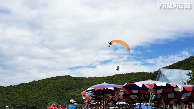 Parasailing Crashes Onto Sunbathing Tourist On Koh Larn