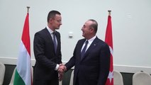 Çavuşoğlu, Macaristan Dışişleri ve Dış Ticaret Bakanı Szijjarto ile Bir Araya Geldi