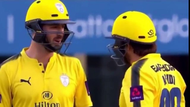 Shahid Afridi 100 in 42 balls in Natwest T20 Blast