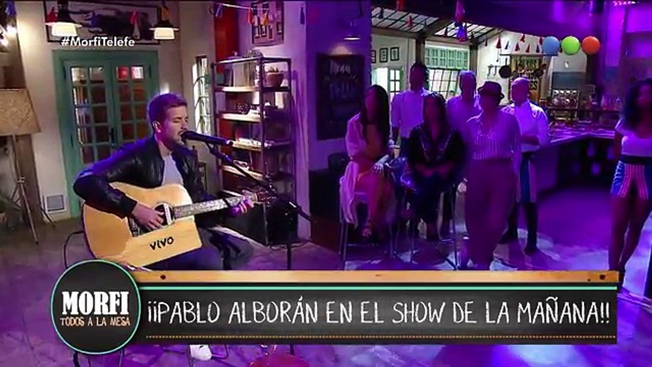 Pablo Alborán en Morfi, todos a la mesa
