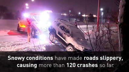 Minnesota snowstorm causes crashes leaving one dead