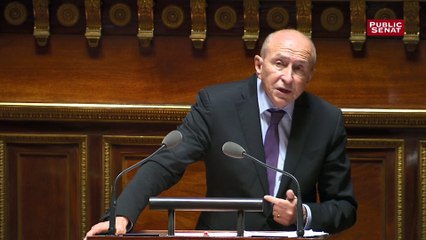 Gérard Collomb :"Ce n'est qu'optiquement que les crédits affectés à la lutte contre l'immigration clandestine sont en baisse"