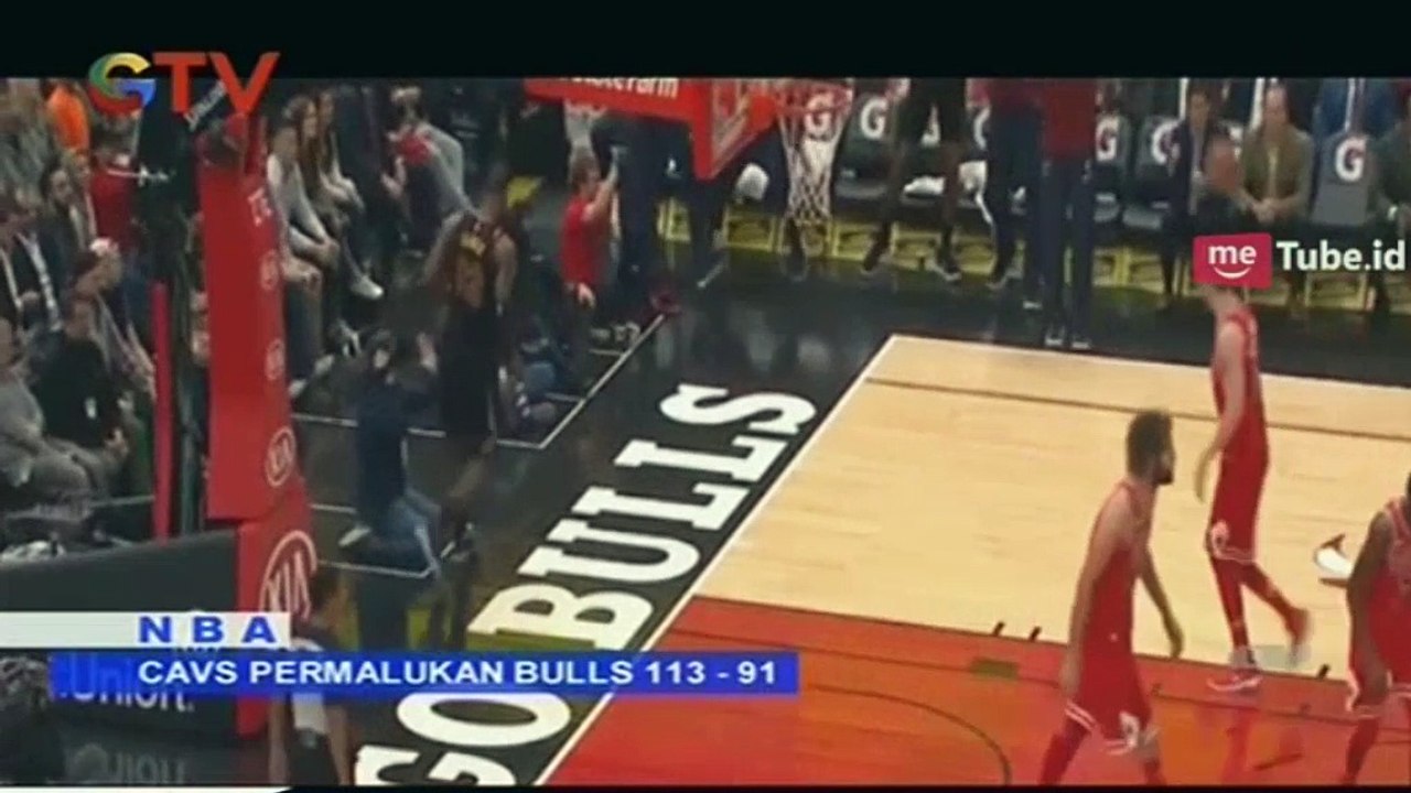 Cavs Permalukan Bulls 113-91 di Laga NBA