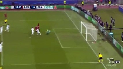 Diego Perotti  Goal HD - AS Roma	1-0	Qarabag 05.12.2017
