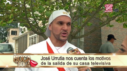 José Urrutia nos cuenta los motivos de la salida de su casa televisiva