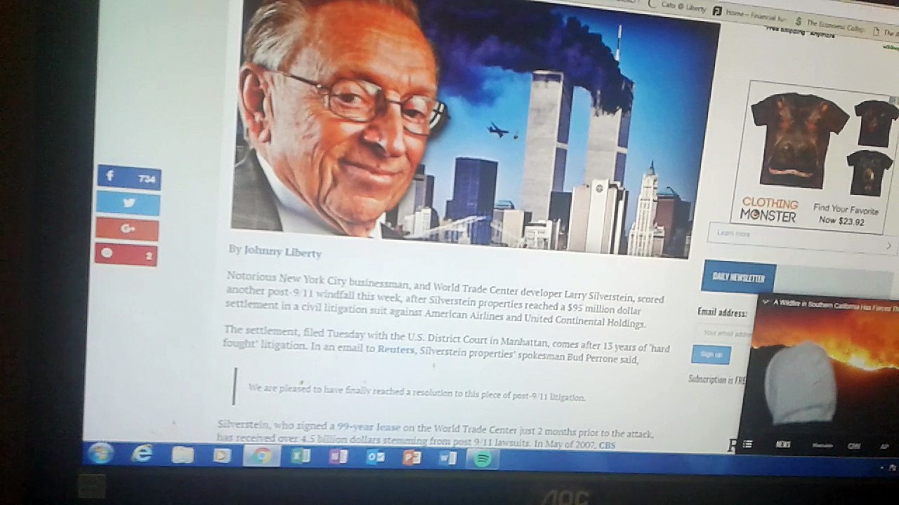 Larry The Rat Jew Silverstein Earns $95.2 million in Settlements