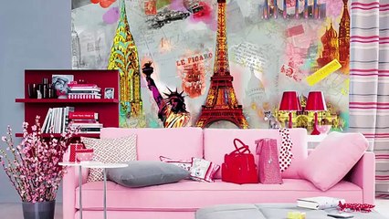 3D Wallpaper design - Home decoration ideas 2017 - YouTube