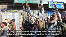 Huthis rally after killing ex-strongman