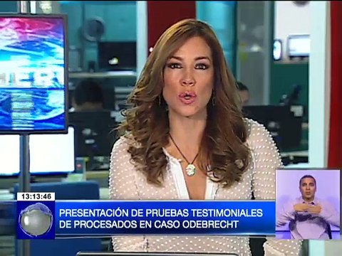 Presentación de pruebas testimoniales de procesados en Caso Odebrecht
