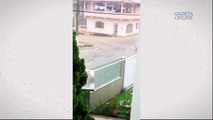 Fortes chuvas deixam ruas de Nova Venécia alagadas