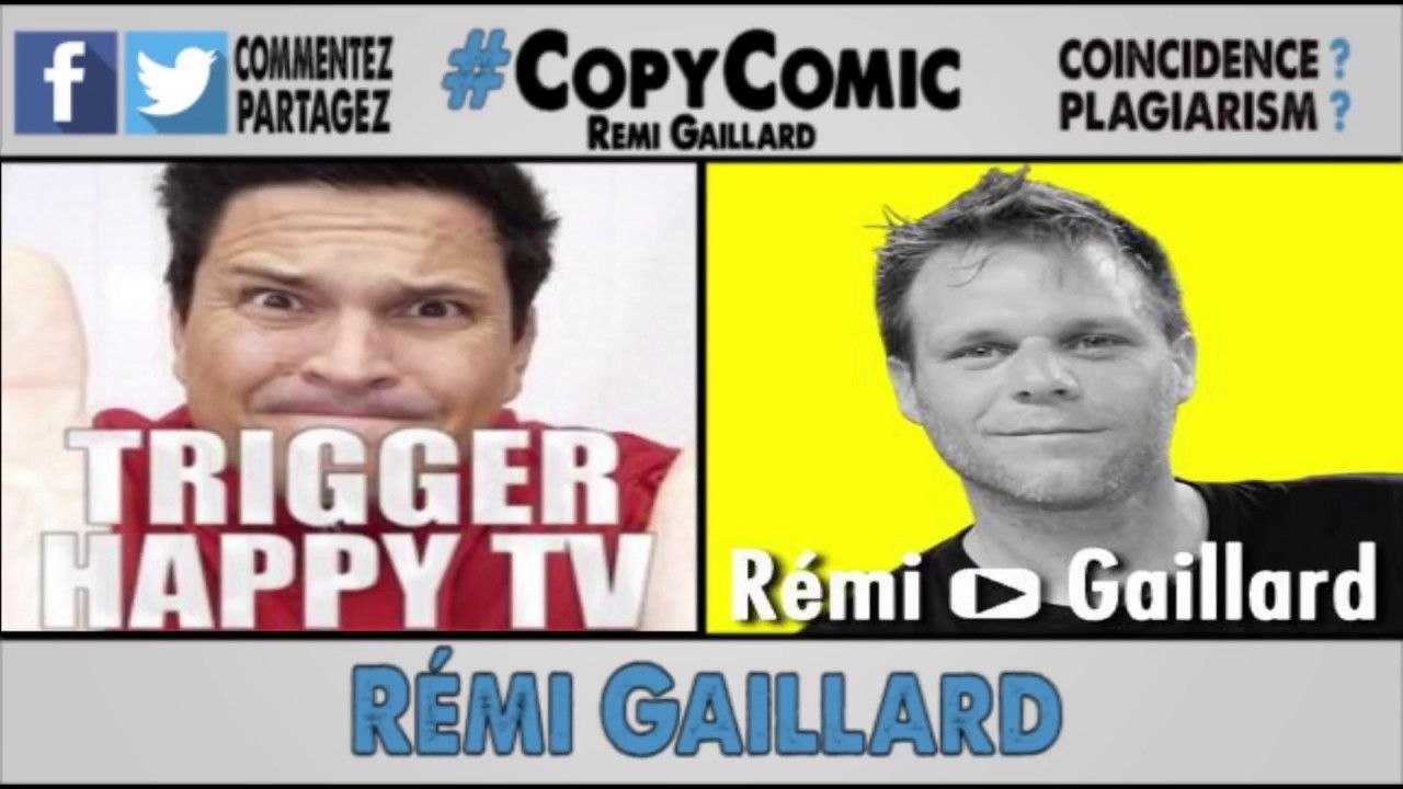 Rémi Gaillard plagie l'émission Trigger Happy TV